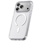 Apple iPhone 18 Pro Max Kılıf MagSafe Şarj Özellikli Raptic Air Clear Serisi Airbagli Kapak - Şeffaf