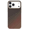 Apple iPhone 18 Pro Kılıf MagSafe Şarj Özellikli Raptic Aramid Skin Serenity Serisi Karbon Kapak - Kahverengi