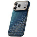Apple iPhone 18 Pro Max Kılıf MagSafe Şarj Özellikli Raptic Aramid Skin Serenity Serisi Karbon Kapak - Lacivert