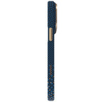 Apple iPhone 18 Pro Max Kılıf MagSafe Şarj Özellikli Raptic Aramid Skin Serenity Serisi Karbon Kapak - Lacivert