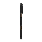Apple iPhone 18 Pro Max Kılıf MagSafe Şarj Özellikli Raptic Aramid Dual Grid Serisi Karbon Kapak - Siyah