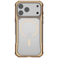 Apple iPhone 18 Pro Kılıf MagSafe Şarj Özellikli Raptic Shield Evo Serisi Airbagli Kapak - Gold