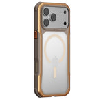 Apple iPhone 18 Pro Kılıf MagSafe Şarj Özellikli Raptic Shield Evo Serisi Airbagli Kapak - Gold