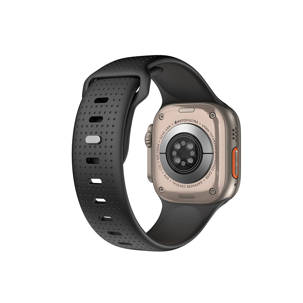 __vg|Siyah|1|6979107511761-02|Apple Watch 44mm Wiwu Wi-WB0201 Comf Secur Serisi Silikon Kordon