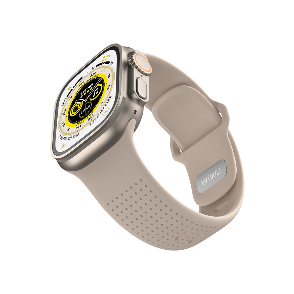 __vg|Gümüş|3|6979107511785-04|Apple Watch 44mm Wiwu Wi-WB0201 Comf Secur Serisi Silikon Kordon
