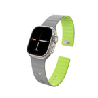 __vg|Gri-Yeşil|2|6979107512492-03|Apple Watch 42mm Wiwu Mag Secur Serisi Silikon Kordon