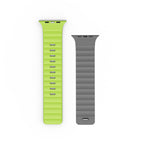 __vg|Gri-Yeşil|3|6979107512492-04|Apple Watch 42mm Wiwu Mag Secur Serisi Silikon Kordon