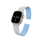 __vg|Beyaz-Mavi|2|6979107512508-03|Apple Watch 42mm Wiwu Mag Secur Serisi Silikon Kordon