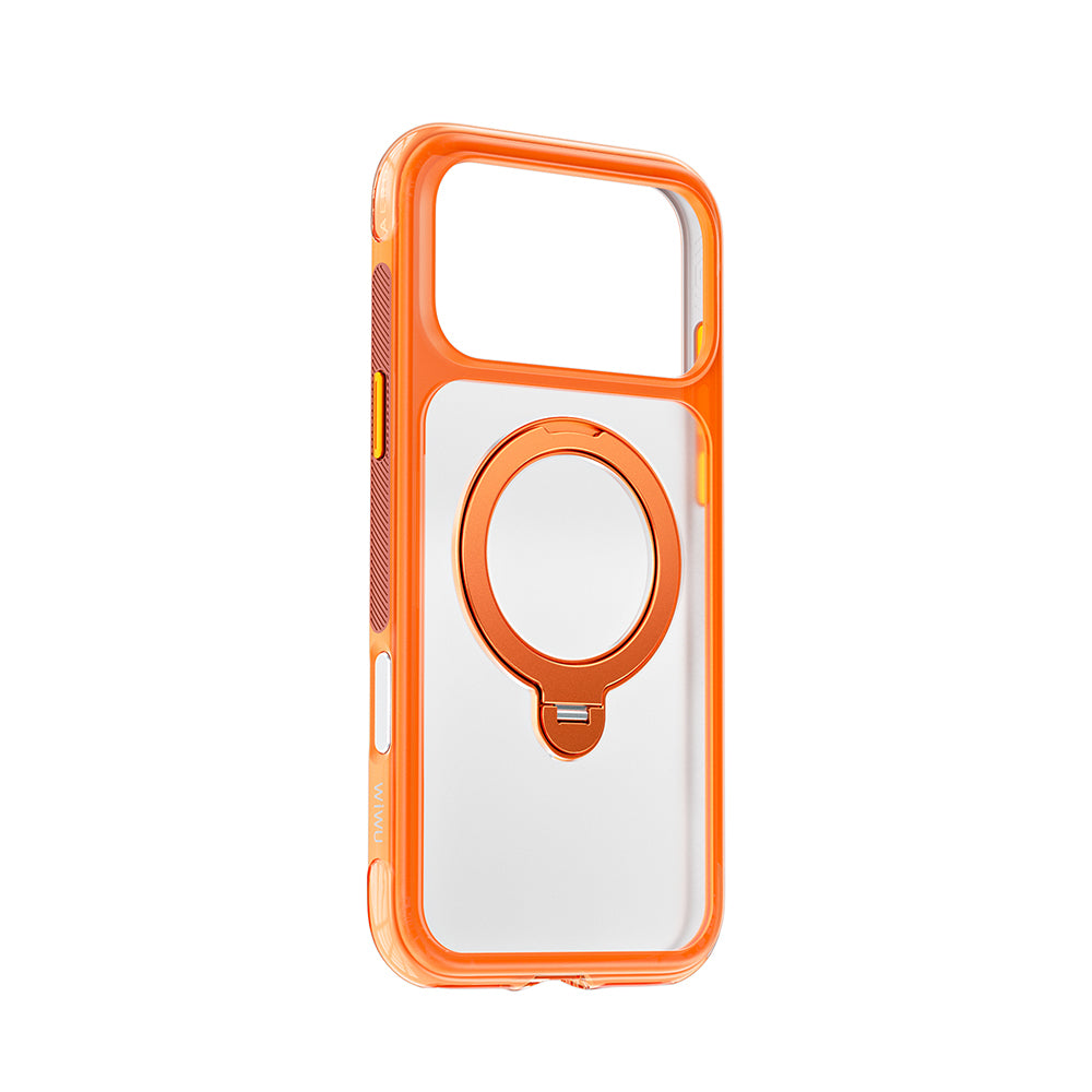 __vg|Turuncu|2|6979107513239-03|Apple iPhone 17 Pro Max Kılıf Wiwu AS-203 AeroShield Ultra Serisi MagSafe Şarj Özellikli Airbag Tasarımlı Standlı Kapak