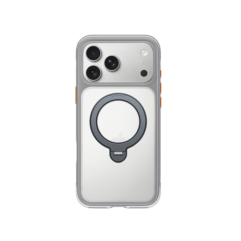 __vg|Gri|4|6979107513246-05|Apple iPhone 17 Pro Max Kılıf Wiwu AS-203 AeroShield Ultra Serisi MagSafe Şarj Özellikli Airbag Tasarımlı Standlı Kapak