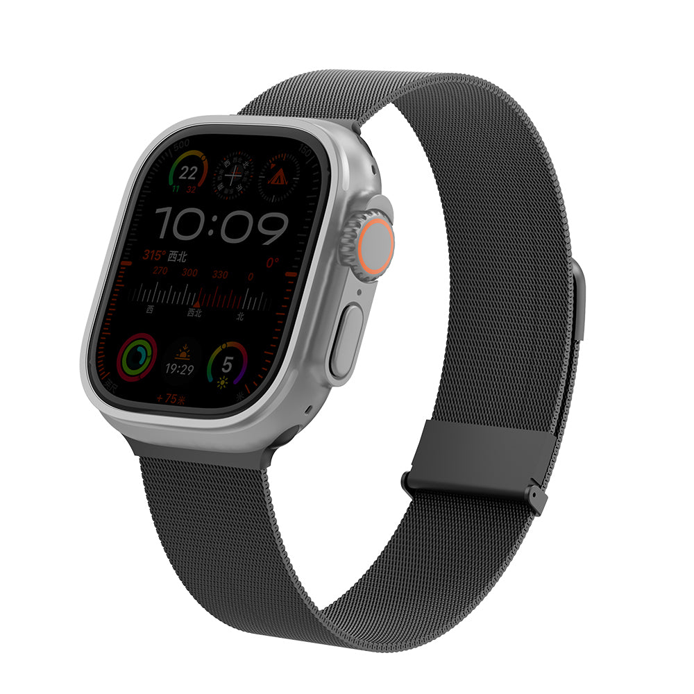 __vg|Siyah|0|6979107513987-01|Apple Watch 42mm Wiwu MagFlex Secure Serisi Metal Kordon