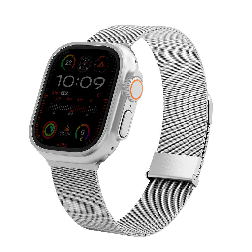 __vg|Gümüş|0|6979107514007-01|Apple Watch 42mm Wiwu MagFlex Secure Serisi Metal Kordon