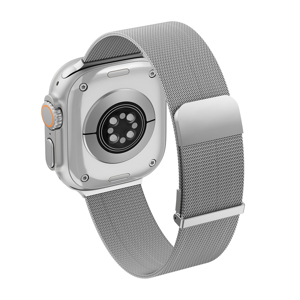 __vg|Gümüş|1|6979107514007-02|Apple Watch 42mm Wiwu MagFlex Secure Serisi Metal Kordon