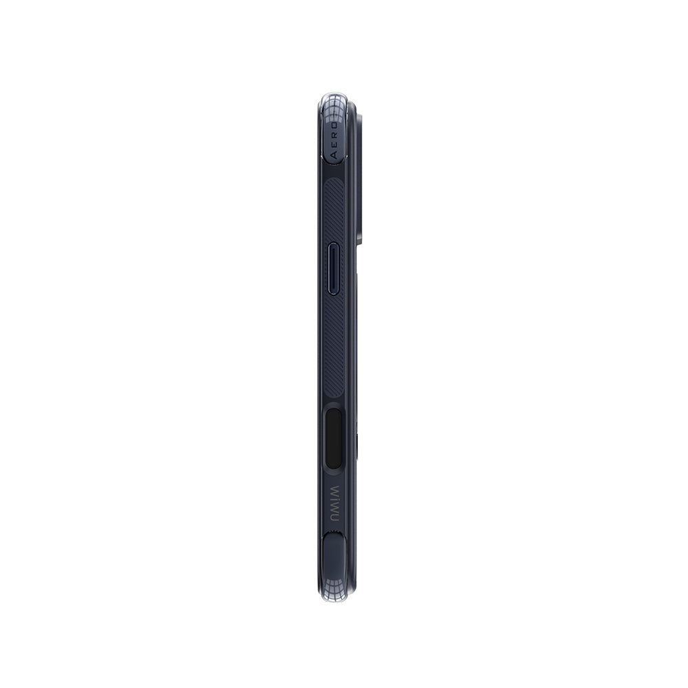 __vg|Lacivert|5|6979107514137-06|Apple iPhone 17 Pro Max Kılıf Wiwu AS-203 AeroShield Ultra Serisi MagSafe Şarj Özellikli Airbag Tasarımlı Standlı Kapak