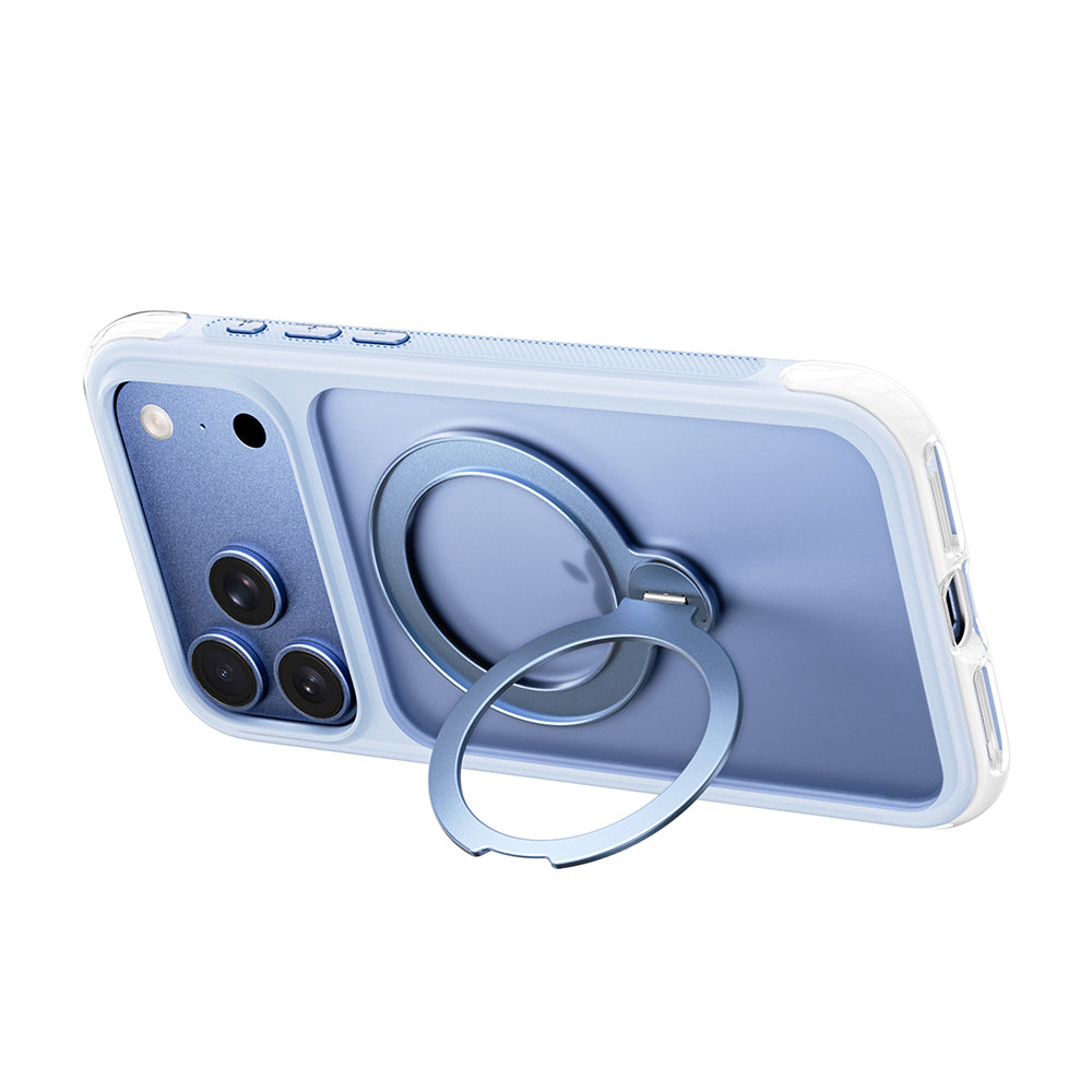 __vg|Açık Mavi|7|6979107515011-08|Apple iPhone 17 Pro Max Kılıf Wiwu AS-203 AeroShield Ultra Serisi MagSafe Şarj Özellikli Airbag Tasarımlı Standlı Kapak