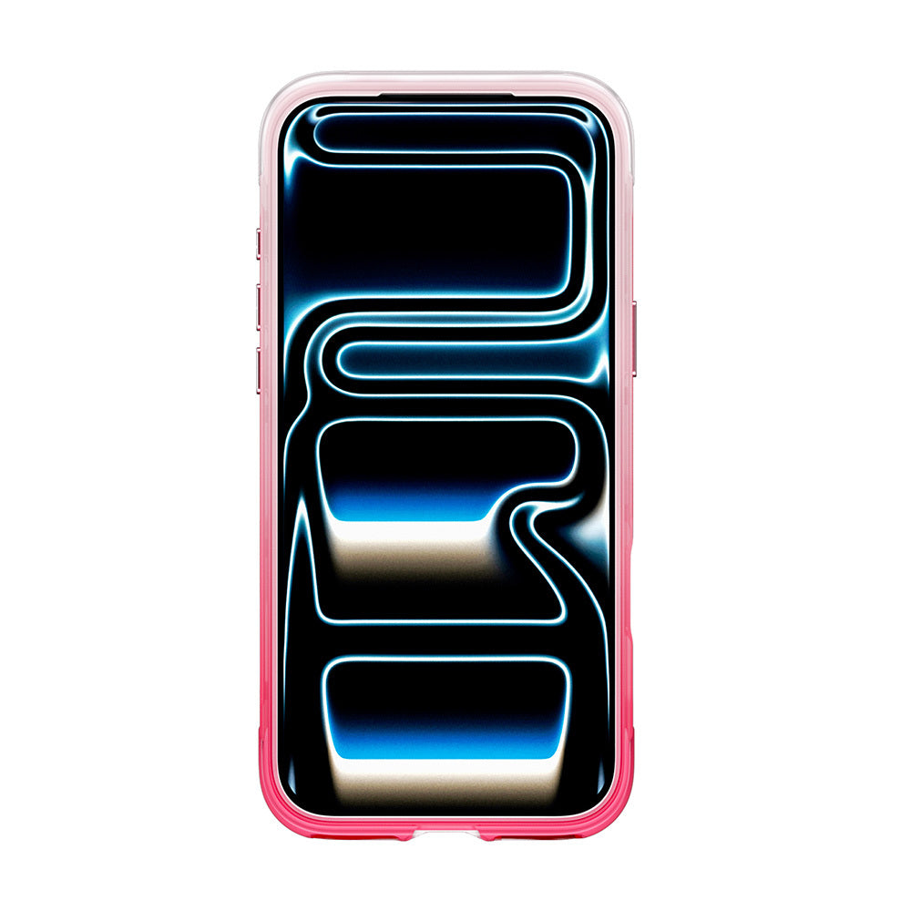 Apple iPhone 18 Pro Kılıf Wiwu AS-204 AeroShield Aurora Ultra Serisi MagSafe Şarj Özellikli Airbag Tasarımlı Standlı Kapak - Pembe
