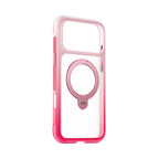 Apple iPhone 18 Pro Kılıf Wiwu AS-204 AeroShield Aurora Ultra Serisi MagSafe Şarj Özellikli Airbag Tasarımlı Standlı Kapak - Pembe