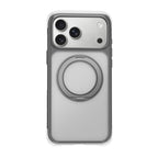 Apple iPhone 17 Pro Max Kılıf Wiwu AG-203 AeroGuard Ultra Serisi MagSafe Şarj Özellikli Airbag Tasarımlı Standlı Kapak - Gri