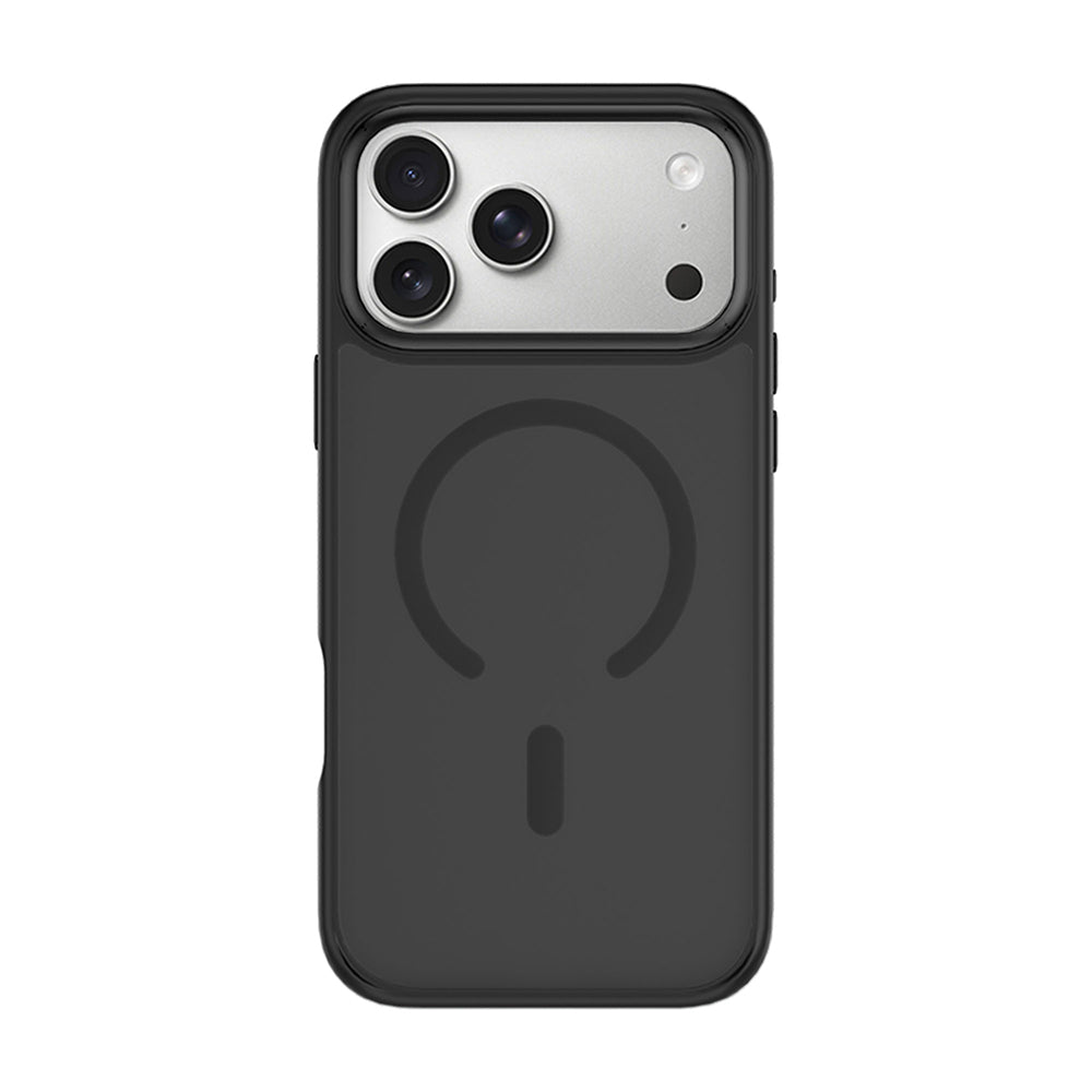 Apple iPhone 18 Pro Kılıf Wiwu FGG-012 ArmorPro Serisi MagSafe Şarj Özellikli Parmak İzi Bırakmayan Kılıf - Siyah