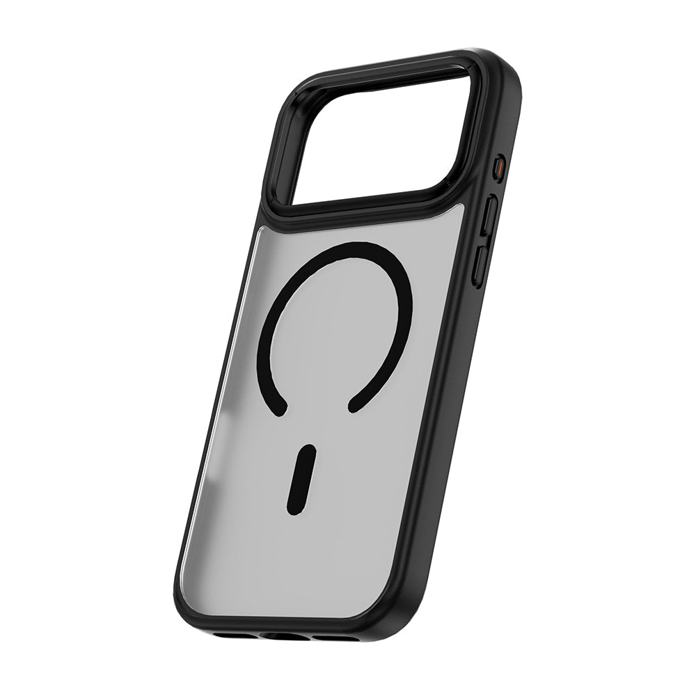 Apple iPhone 18 Pro Kılıf Wiwu FGG-012 ArmorPro Serisi MagSafe Şarj Özellikli Parmak İzi Bırakmayan Kılıf - Siyah