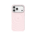 Apple iPhone 18 Pro Max Kılıf MagSafe Şarj Özellikli Wiwu Magic Merry Blossom Drift Serisi Kapak - Pembe