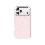 Apple iPhone 18 Pro Max Kılıf MagSafe Şarj Özellikli Wiwu Magic Merry Blossom Drift Serisi Kapak - Pembe
