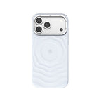 Apple iPhone 18 Pro Max Kılıf MagSafe Şarj Özellikli Wiwu Magic Merry Blossom Drift Serisi Kapak - Mavi