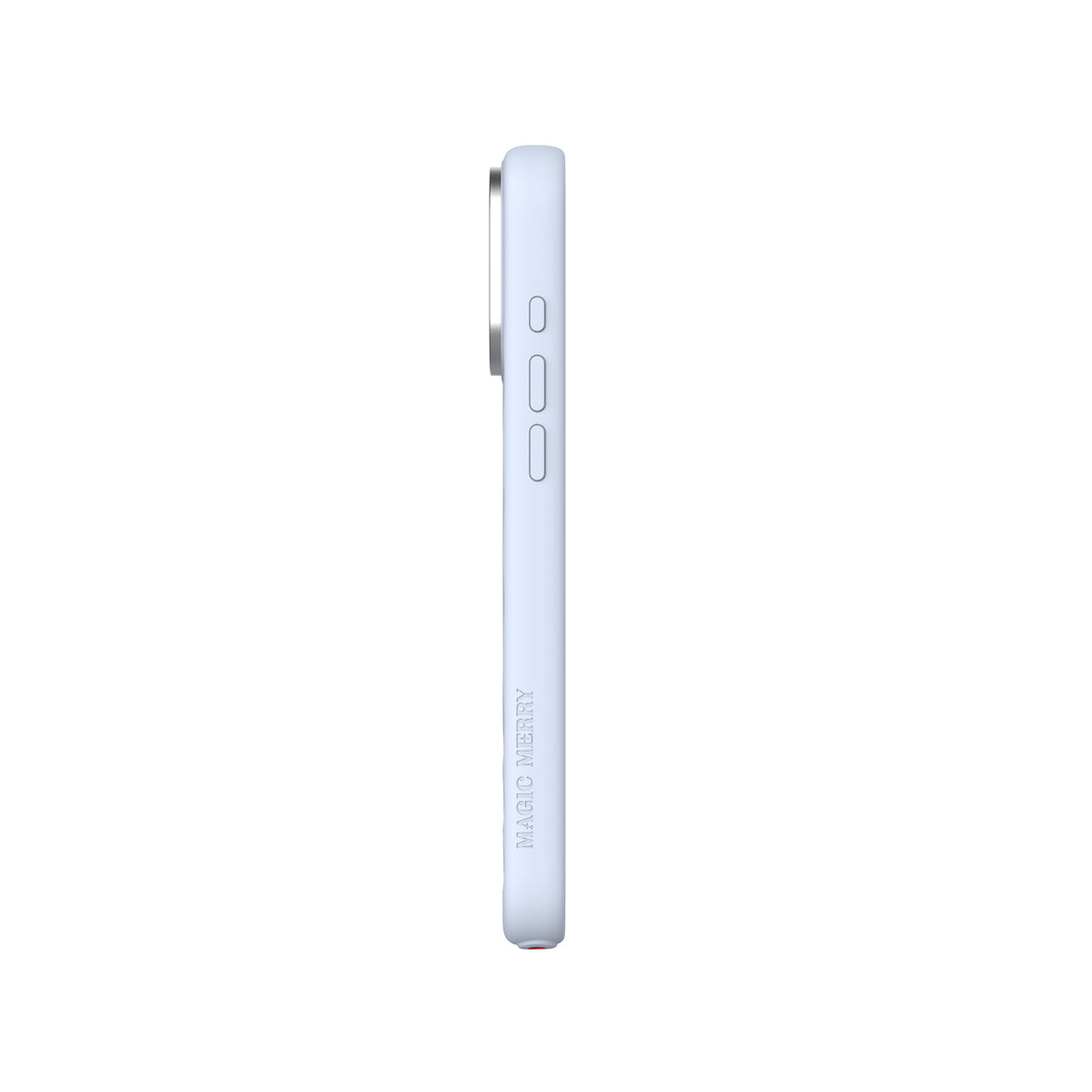 Apple iPhone 18 Pro Max Kılıf MagSafe Şarj Özellikli Wiwu Magic Merry Blossom Drift Serisi Kapak - Mavi