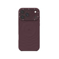 Apple iPhone 18 Pro Max Kılıf MagSafe Şarj Özellikli Wiwu Magic Merry Blossom Drift Serisi Kapak - Bordo