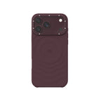 Apple iPhone 18 Pro Max Kılıf MagSafe Şarj Özellikli Wiwu Magic Merry Blossom Drift Serisi Kapak - Bordo