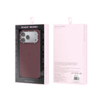 Apple iPhone 18 Pro Max Kılıf MagSafe Şarj Özellikli Wiwu Magic Merry Blossom Drift Serisi Kapak - Bordo