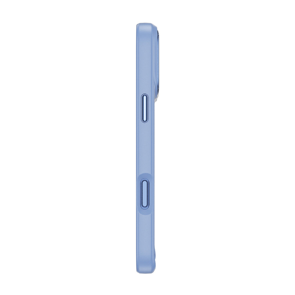 Apple iPhone 18 Pro Kılıf Wiwu FGG-012 ArmorPro Serisi MagSafe Şarj Özellikli Parmak İzi Bırakmayan Kılıf - Açık Mavi