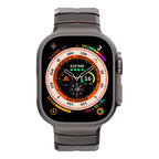 __vg|Siyah-Turuncu|3|6980179250793-04|Apple Watch 7 45mm Mohseven iWatch Titancore No.1 Metal Kordon