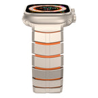__vg|Titanyum-Turuncu|1|6980179250809-02|Apple Watch 10 46mm Mohseven iWatch Titancore No.1 Metal Kordon