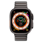 __vg|Siyah-Turuncu|1|6980179250816-02|Apple Watch 10 46mm Mohseven iWatch Titancore No.2 Çelik Kordon