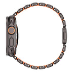 __vg|Siyah-Turuncu|2|6980179250816-03|Apple Watch 10 46mm Mohseven iWatch Titancore No.2 Çelik Kordon