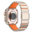 __vg|Titanyum-Turuncu|2|6980179250823-03|Apple Watch 10 46mm Mohseven iWatch Titancore No.2 Çelik Kordon