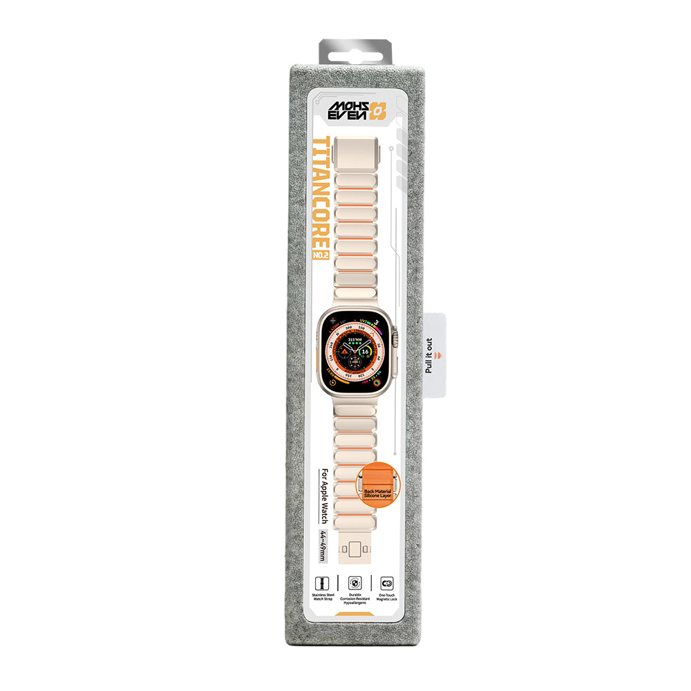 __vg|Titanyum-Turuncu|7|6980179250823-08|Apple Watch 10 46mm Mohseven iWatch Titancore No.2 Çelik Kordon