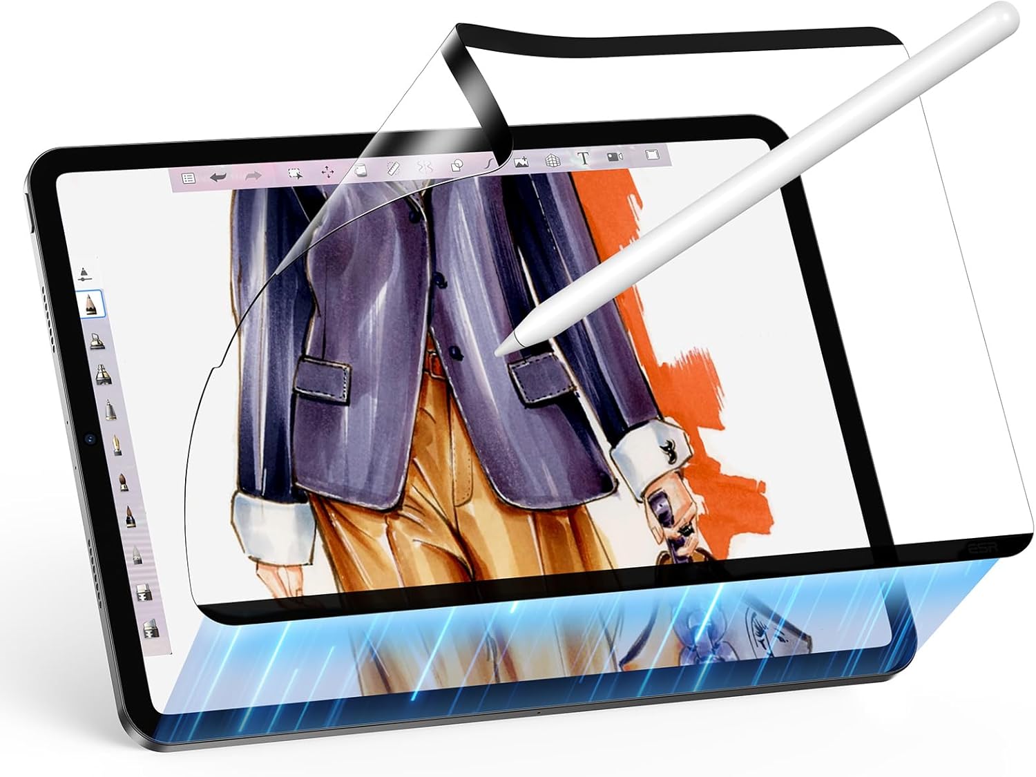 iPad Air 11” için ESR Manyetik Paper-Feel Ekran Koruyucu
