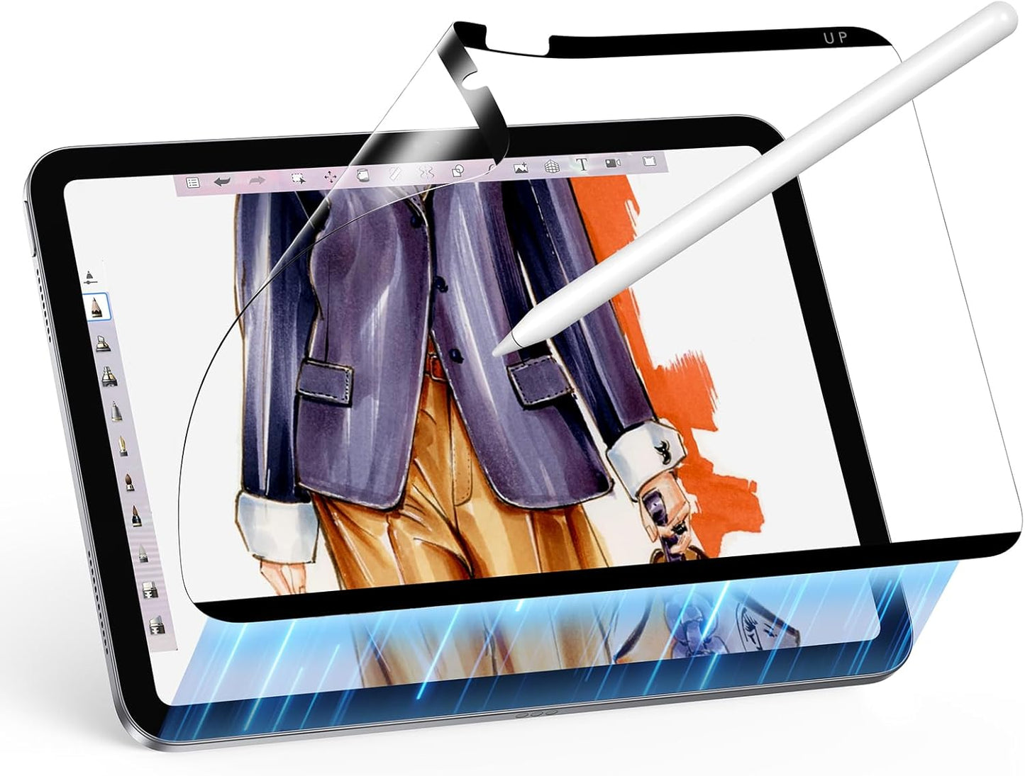 ESR iPad Air 11” Manyetik Paper-Feel Ekran Koruyucu – İnce & Tepkisel