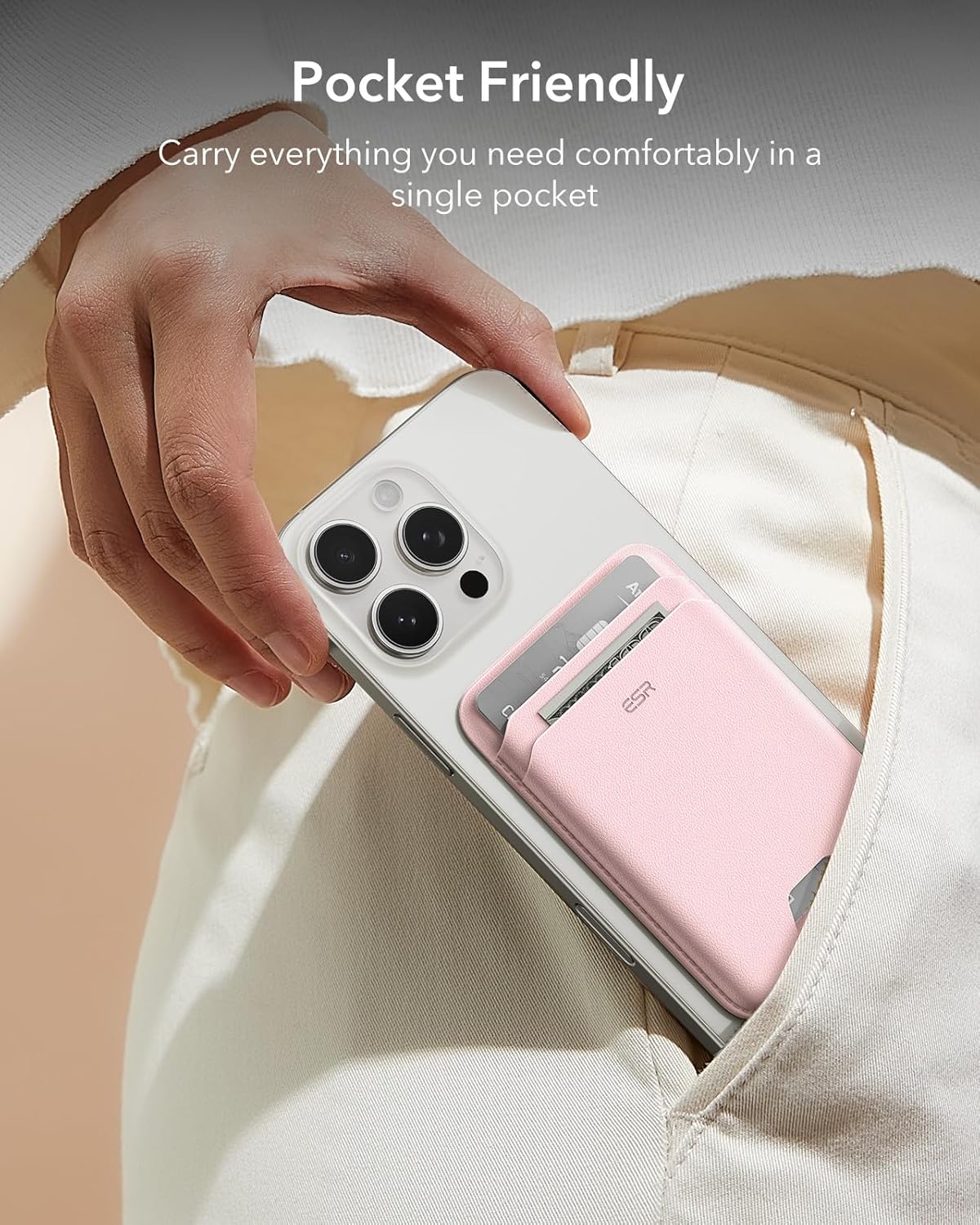 ESR MagSafe Kartlık Cüzdan – 5 Kart, RFID, Kompakt & Dayanıklı