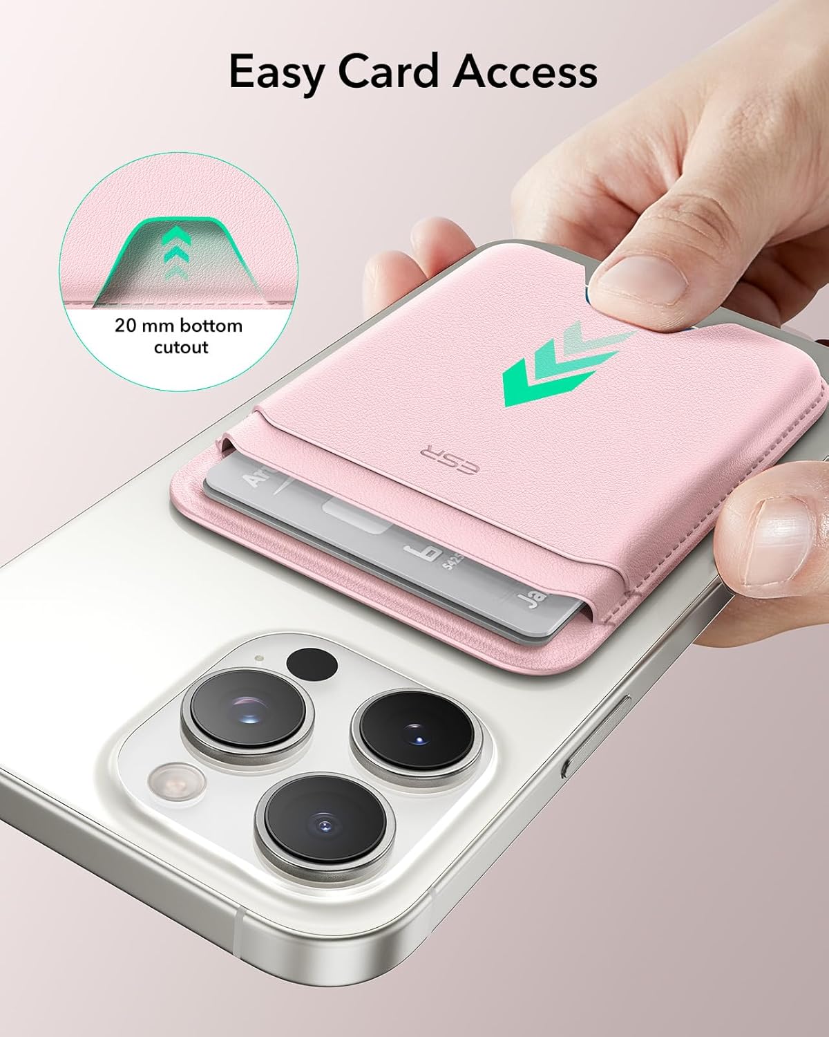 ESR MagSafe Kartlık Cüzdan – 5 Kart, RFID, Kompakt & Dayanıklı