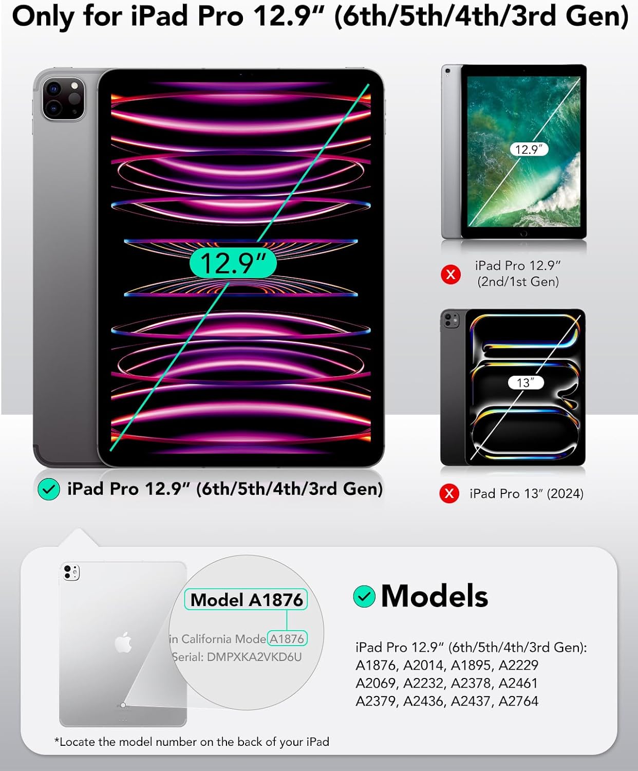iPad Air 11” için ESR Manyetik Paper-Feel Ekran Koruyucu