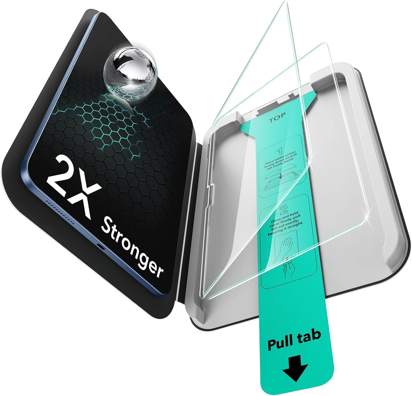 ESR iPad 11/10 Nesil UltraFit 2’li Cam – 9H, Apple Pencil Destekli