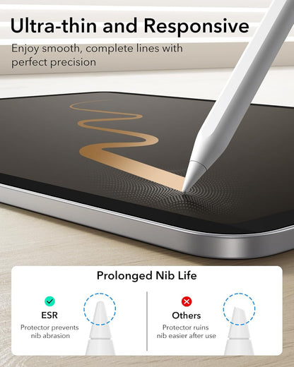 ESR iPad Air 11” Manyetik Paper-Feel Ekran Koruyucu – İnce & Tepkisel