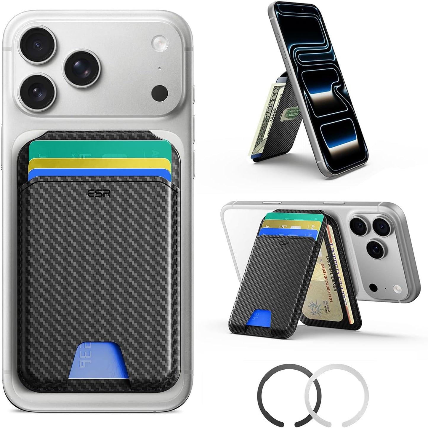 ESR için MagSafe Cüzdan (HaloLock), MagSafe Kart Tutucu ile Uyumlu