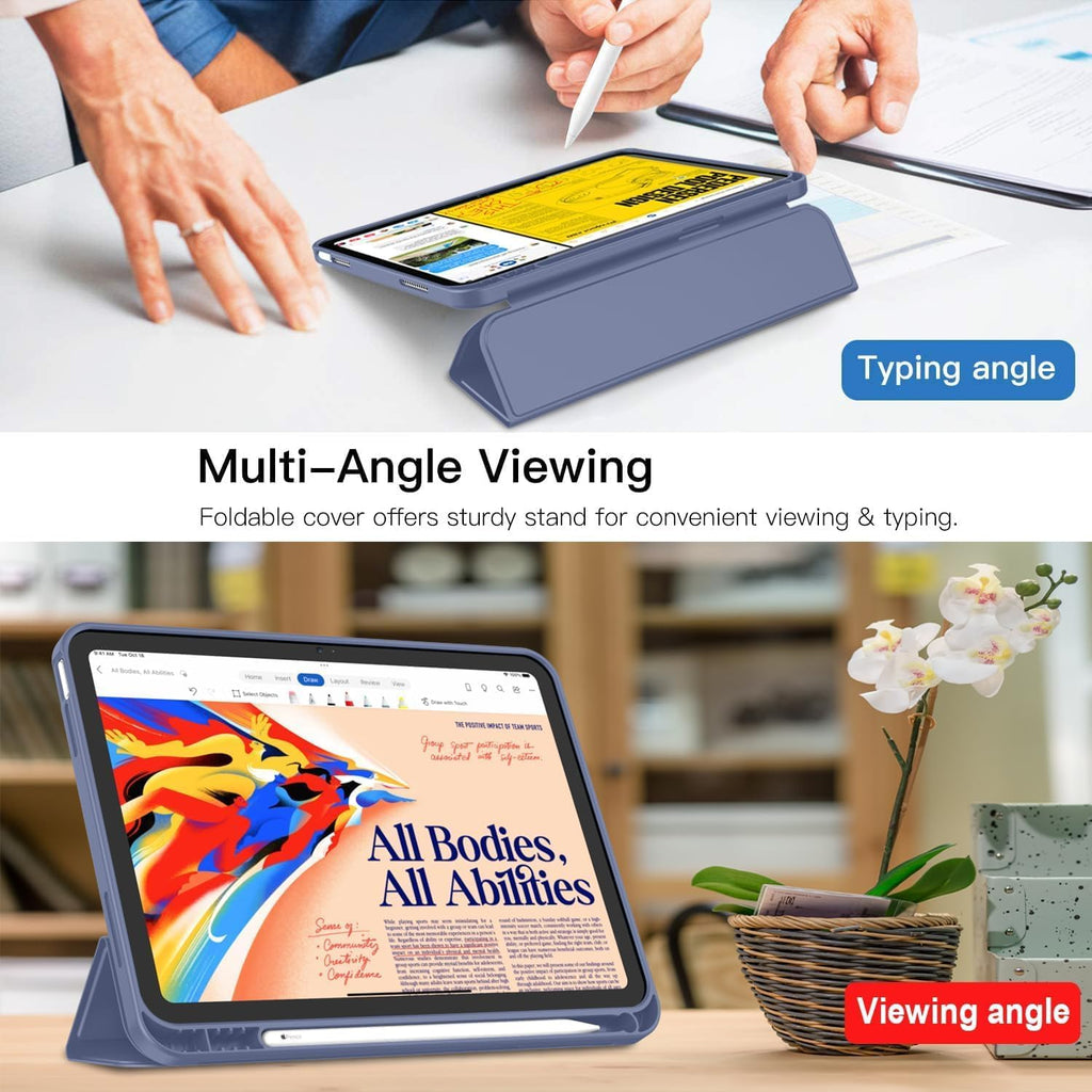 iPad 11/10 için Kalem Bölmeli Standlı Kılıf
