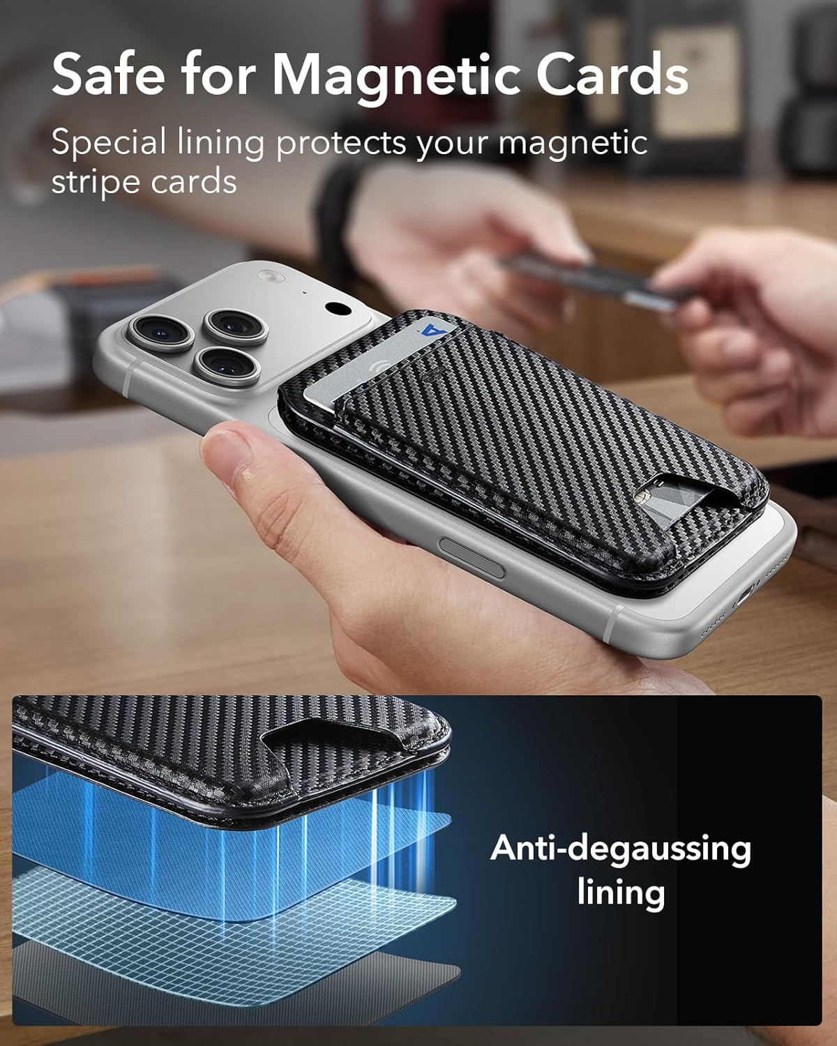 ESR için MagSafe Cüzdan (HaloLock), MagSafe Kart Tutucu ile Uyumlu