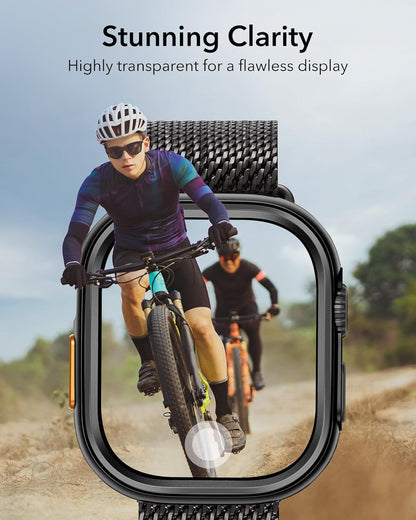 ESR Apple Watch Ultra 3/2/1 Kılıf 49 mm – Alüminyum, Armorite Cam, 2’li