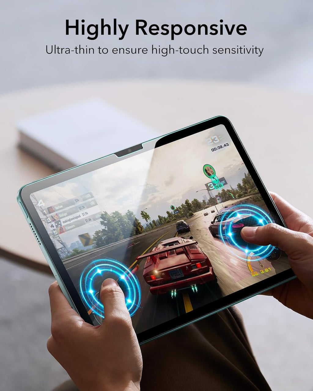 iPad Air 11” için ESR UltraFit Ekran Koruyucu (2’li)